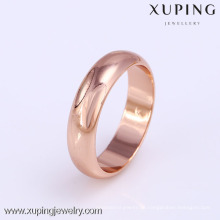 Schmuckhersteller China Xuping, Modeschmuck Gold Ring Designs, Imitation Roségold plattiert Mode Ringe
